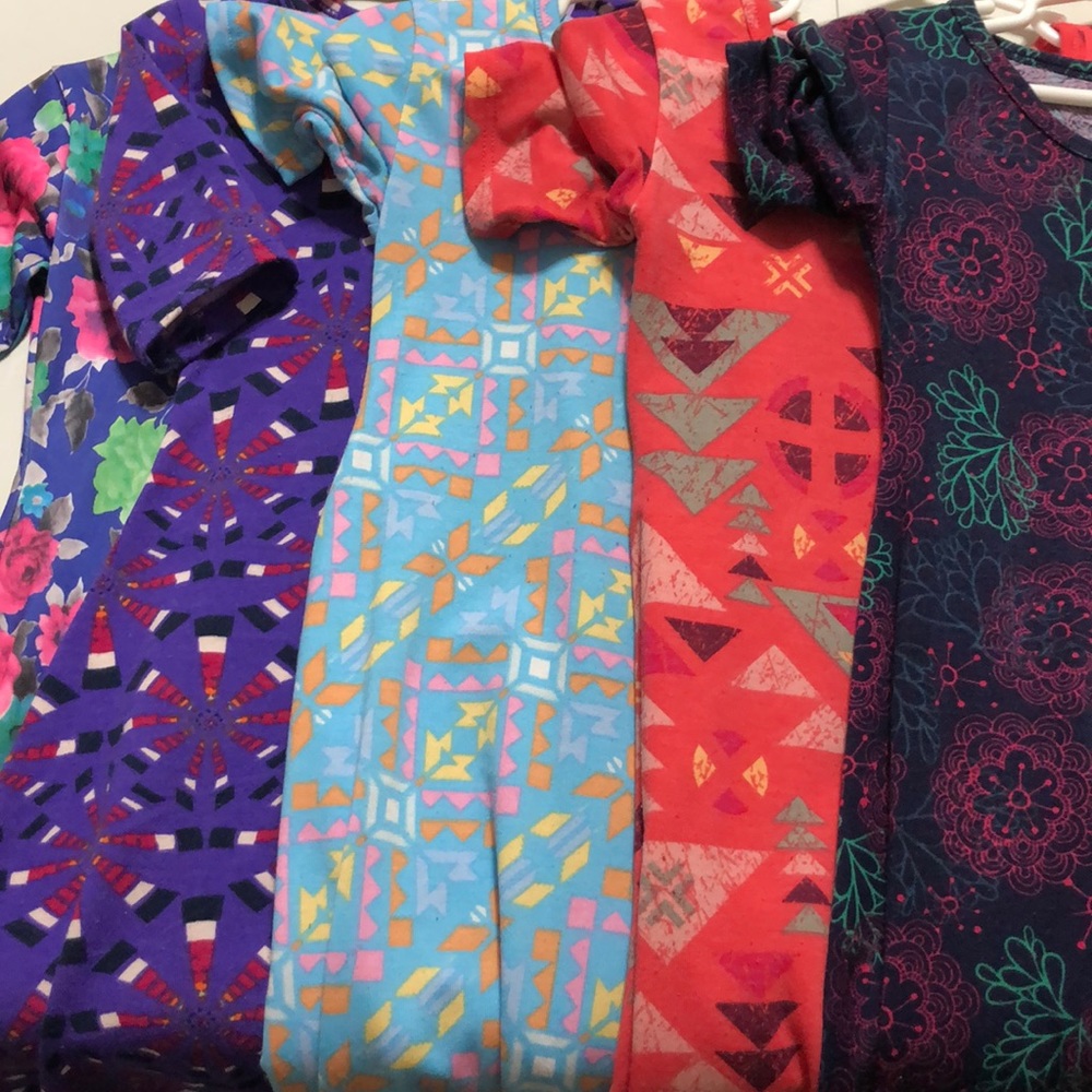 Lot of (5) LuLaRoe Adeline Dresses